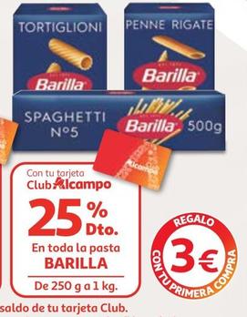 Oferta de Barilla - Pasta en Alcampo