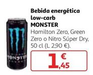 Oferta de Monster - Bebida Energética Low-Carb por 1,45€ en Alcampo