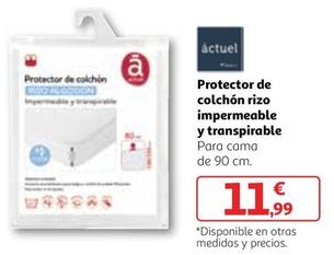 Oferta de Protector De Colchón Rizo Impermeable Y Transpirable por 11,99€ en Alcampo
