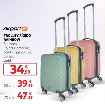 Oferta de Trolley Rigido Rainbow por 34,99€ en Alcampo