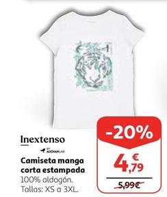 Oferta de Camiseta manga corta por 4,79€ en Alcampo