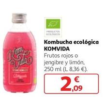 Oferta de Komvida - Kombucha Ecológica por 2,09€ en Alcampo