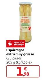Oferta de Auchan - Espárragos Extra Muy Grueso por 1,98€ en Alcampo