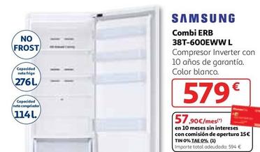 Oferta de Samsung - Combi Erb 38t-600eww L por 579€ en Alcampo