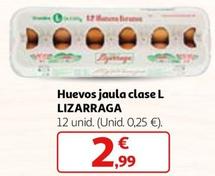 Oferta de Lizarraga - Huevos Jaula Clase L por 2,99€ en Alcampo