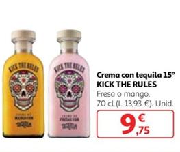 Oferta de Kick The Rules - Crema Con Tequila 15 por 9,75€ en Alcampo