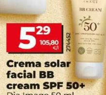 Oferta de Dia Imaqe - Crema Solar Facial BB Cream SPF 50+ por 5,29€ en Dia