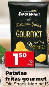 Oferta de Dia Snack Maniac - Patatas Fritas Gourmet  por 1,5€ en Dia