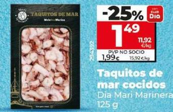 Oferta de Dia Mari Marinera - Taquitos De Mar Cocidos por 1,49€ en Dia