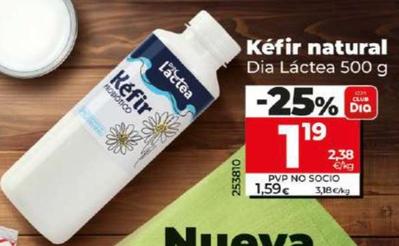 Oferta de Dia Lactea - Kefir Natural por 1,19€ en Dia