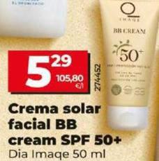 Oferta de Dia Imaqe - Crema Solar Facial BB Cream SPF 50+ por 5,29€ en Dia