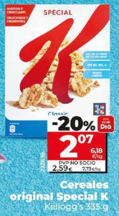 Oferta de Kellogg's - Cereales Original Special K por 2,07€ en Dia