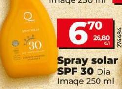 Oferta de Dia Imaqe - Spray Solar Spf 30 por 6,7€ en Dia