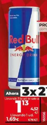 Oferta de Red Bull - Bebida Energetica Original por 1,65€ en Dia