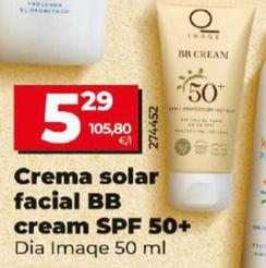 Oferta de Dia Imaqe - Crema Solar Facial Bb Cream Spf 50+ por 5,29€ en Dia