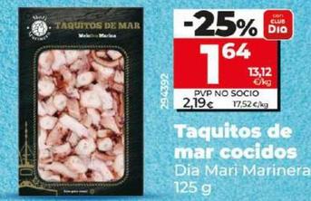 Oferta de Dia Mari Marinera - Taquitos De Mar Cocidos por 1,64€ en Dia