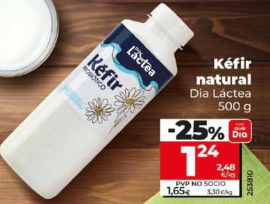 Oferta de Dia Lactea - Kefir Natural por 1,24€ en Dia