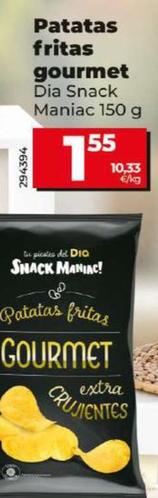 Oferta de Dia Snack Maniac - Patatas Fritas Gourmet por 1,55€ en Dia