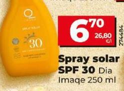 Oferta de Dia Imaqe - Spray Solar SPF 30 por 6,7€ en Dia