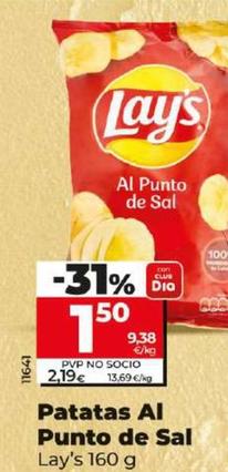 Oferta de Lay's - Patatas Al Punto De Sal por 1,5€ en Dia