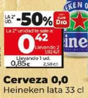 Oferta de Heineken - Cerveza 0,0 por 0,85€ en Dia