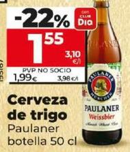 Oferta de Paulaner - Cerveza De Trigo por 1,55€ en Dia