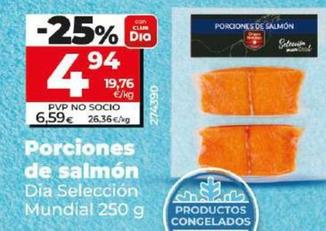Oferta de Dia Seleccion Mundial - Porciones De Salmon por 4,94€ en Dia