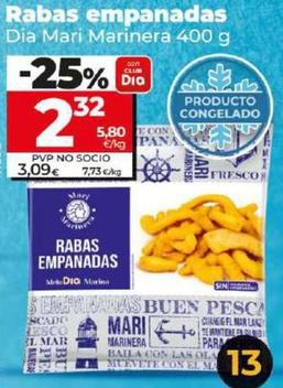 Oferta de Dia Mari Marinera - Rabas Empanadas por 2,32€ en Dia