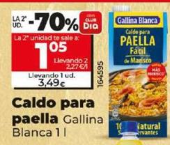 Oferta de Gallina Blanca - Caldo Para Paella por 3,49€ en Dia