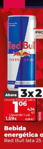 Oferta de Red Bull - Bebida Energetica Original por 1,59€ en Dia