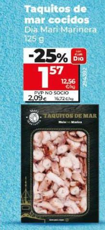 Oferta de Dia Mari Marinera - Taquitos De Mar Cocidos por 1,57€ en Dia