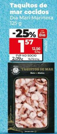 Oferta de Dia Mari Marinera - Taqutos De Mar Cocidos por 1,57€ en Dia