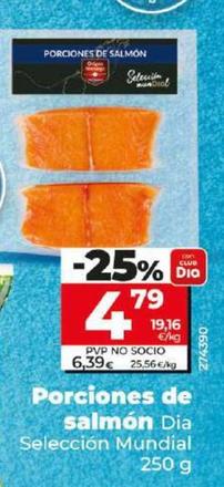 Oferta de Dia Seleccion Mundial  - Porciones De Salmon por 4,79€ en Dia