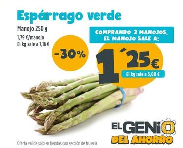 Oferta de Esparago Verde  por 1,25€ en Ahorramas