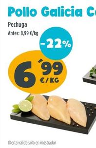Oferta de Pollo Galicia Calidade por 6,99€ en Ahorramas
