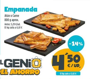Oferta de Empanada por 4,5€ en Ahorramas
