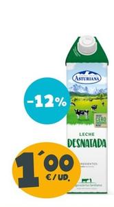 Oferta de Asturiana - Leche por 1€ en Ahorramas