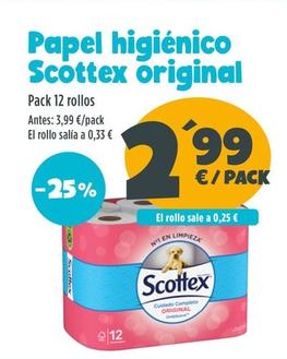 Oferta de Scottex - Papel Higiénico  por 2,99€ en Ahorramas