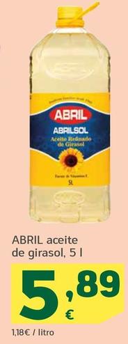 Oferta de Abril - Aceite De Girasol por 5,89€ en HiperDino