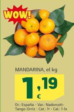 Oferta de Mandarina por 1,19€ en HiperDino