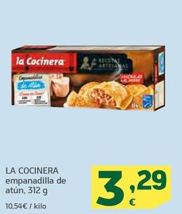 Oferta de La Cocinera - Empanadilla De Atun por 3,29€ en HiperDino