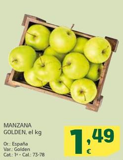 Oferta de Manzana Golden por 1,49€ en HiperDino