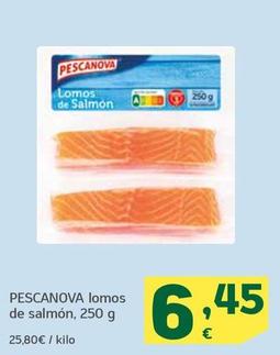 Oferta de Pescanova - Lomos De Salmon por 6,45€ en HiperDino