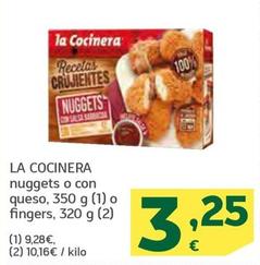 Oferta de La Cocinera - Nuggets O Con Queso por 3,25€ en HiperDino