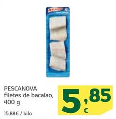 Oferta de Pescanova - Filetes De Bacalao por 5,85€ en HiperDino