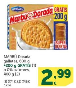 Oferta de Marbú - Dorada Galletas por 2,99€ en HiperDino