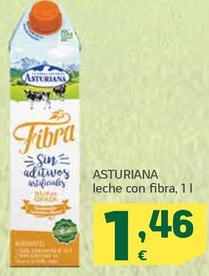 Oferta de Asturiana - Leche Con Fibra por 1,46€ en HiperDino