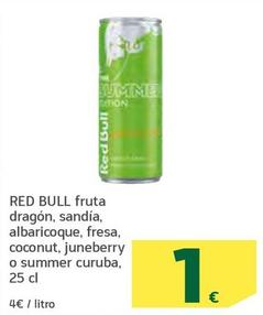Oferta de Red Bull - Fruta Dragón por 1€ en HiperDino