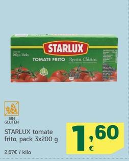 Oferta de Starlux - Tomate Frito por 1,6€ en HiperDino