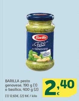 Oferta de Barilla - Pesto Genovese  por 2,4€ en HiperDino
